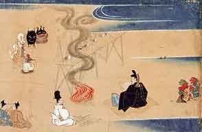 晴明祈祷の場面 晴明祈祷の場面